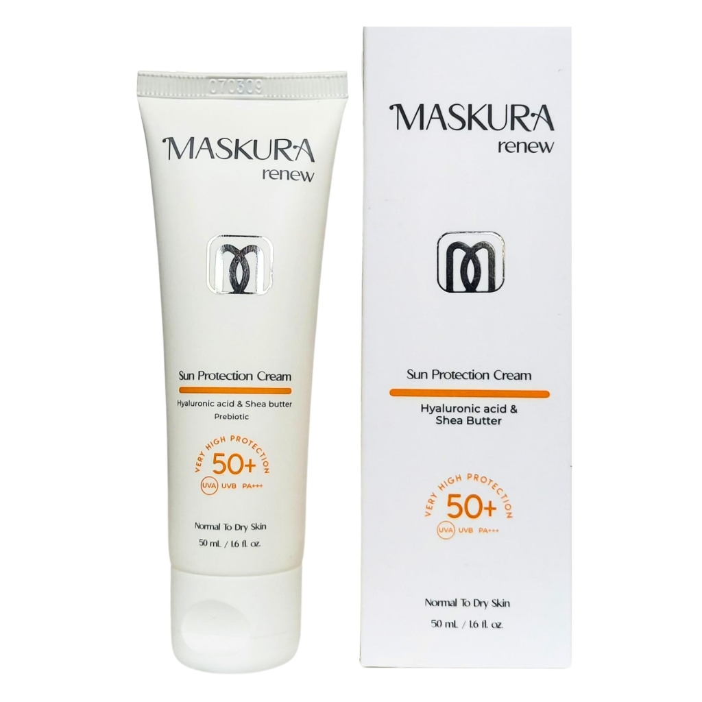 کرم-ضد-آفتاب-پوست-نرمال-تا-خشک-ماسکورا-حجم-50-میلی-لیتر-Maskura-Sunscreen-for-dry-skin-Maskura-size-50-ml