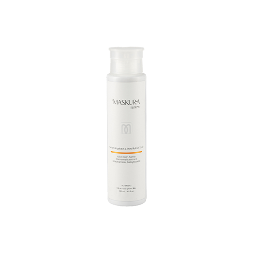 پاک کننده منافذ پوست چرب ماسکورا حجم 50 میلی لیتر Maskura Sebum Regulator & Pore Refiner Toner Maskura 50 ML پاک-کننده-منافذ-پوست-چرب-ماسکورا-حجم-50-میلی-لیتر-Maskura-Sebum-Regulator-&-Pore-Refiner-Toner-Maskura-50-ML